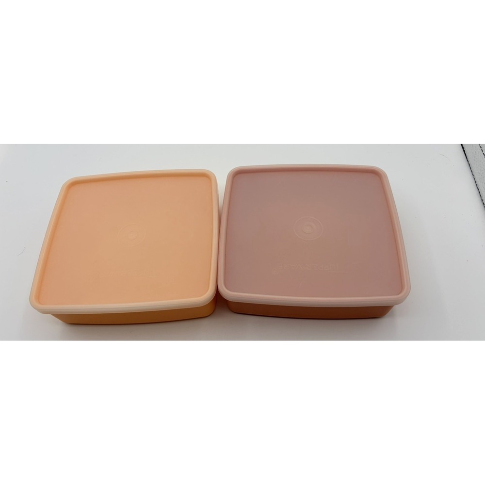 Tupperware Square-A-Way Sandwich Containers LOT OF 2